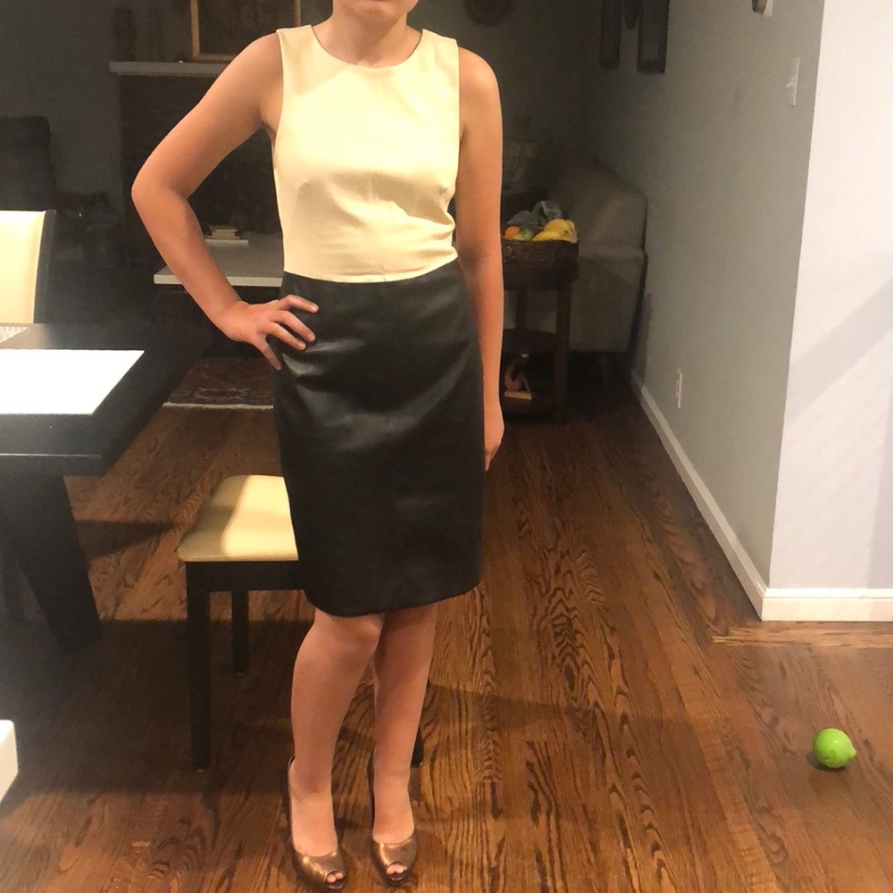 All genuine leather Theory dress